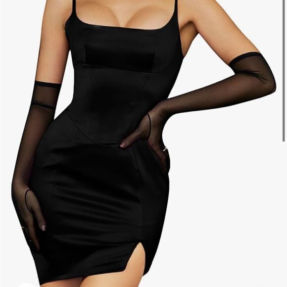 Black sheer gloves - Picture 1 of 1